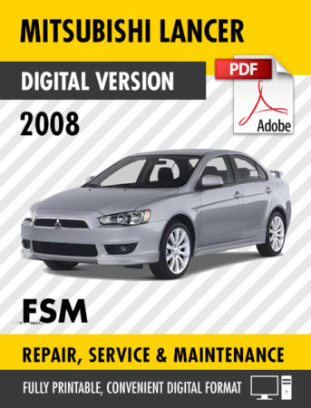 2008 Mitsubishi Lancer Factory Repair Service Manual – Craig's Manuals