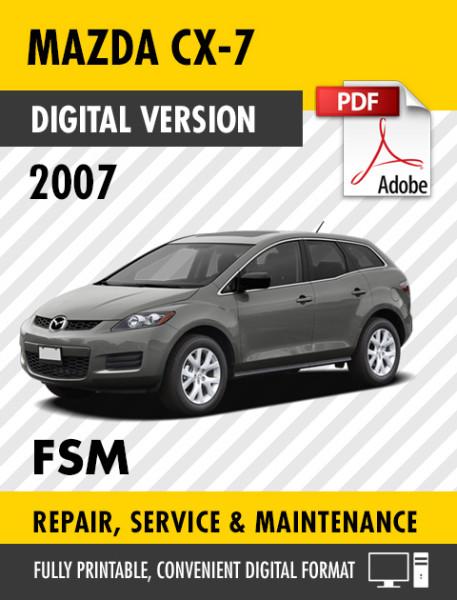 2007 Mazda CX-7 Factory Service Repair Manual – Craig's Manuals