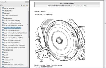 2007 Dodge Nitro Factory Service Repair Manual - Image 2