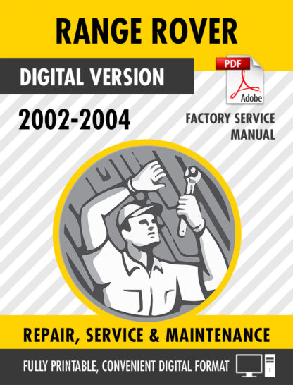 2002-2004 Land Rover Range Rover Factory Repair Service Manual