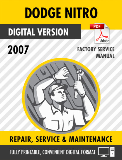 2007 Dodge Nitro Factory Service Repair Manual