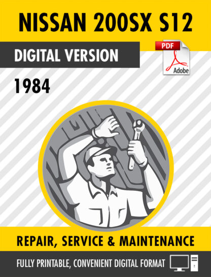 1984 Nissan 200SX S12 Factory Service Repair Manual